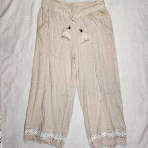 Rachel Zoe Women's Boho Linen Pants, Size M
